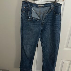 Levi Wedgie Straight High Rise Jeans